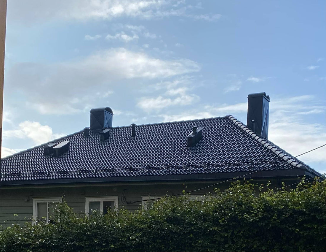 Fordelene med glassert takstein i Bergen